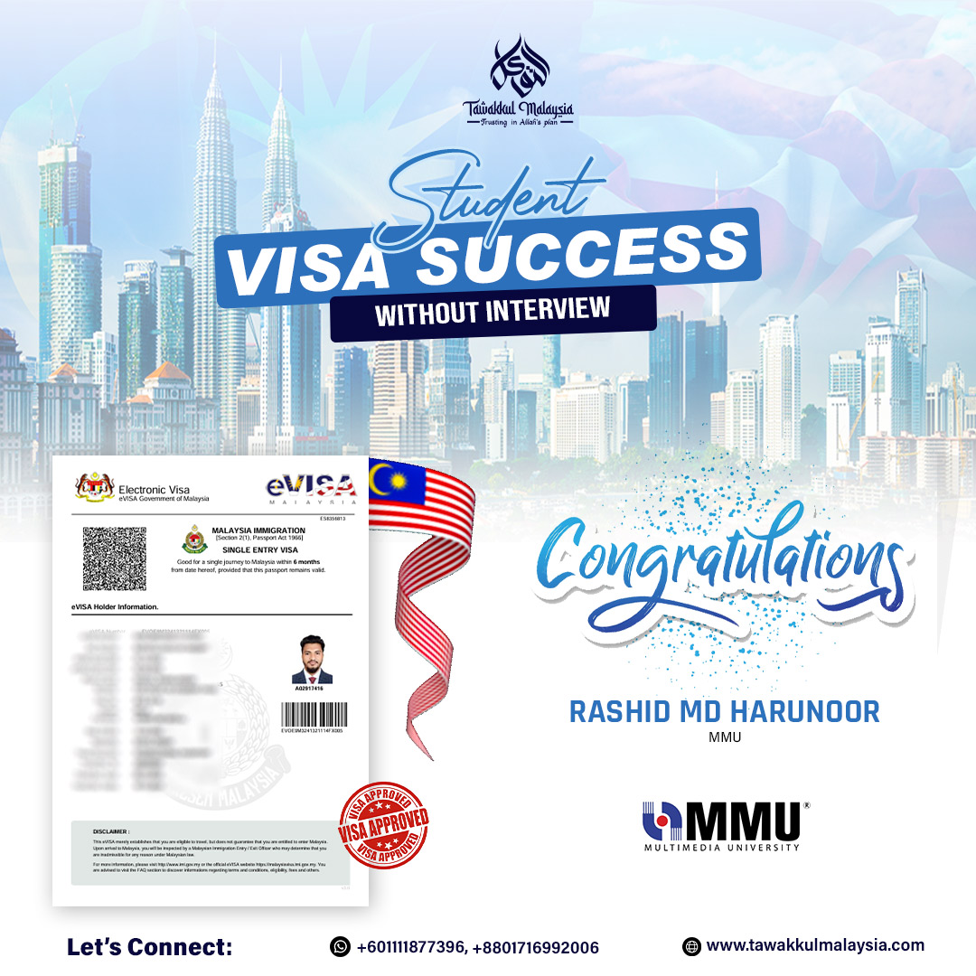 Rashid’s Smooth Visa Journey to Multimedia University